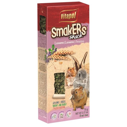 VITAPOL Smakers rúd Rágcsálóknak Lucernás 2db 90g