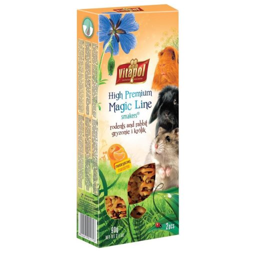 VITAPOL Smakers rúd Rágcsálóknak Mandarin 2db 90g
