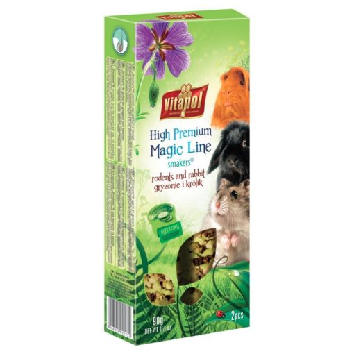 VITAPOL Smakers rúd Rágcsálóknak Uborkás 2db 90g