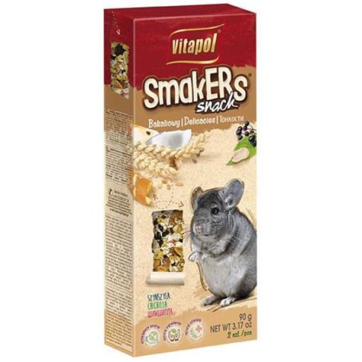 VITAPOL Smakers rúd csincsillának gyümölcsök 2db 90g