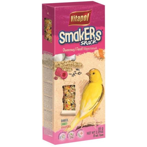 VITAPOL Smakers rúd kanárinak gyümölcs 2db 60g