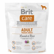 BRIT CARE Dog Hypoallergen Adult Medium Lamb&Rice 1kg