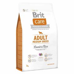BRIT CARE Dog Hypoallergen Adult Medium Lamb&Rice 3kg
