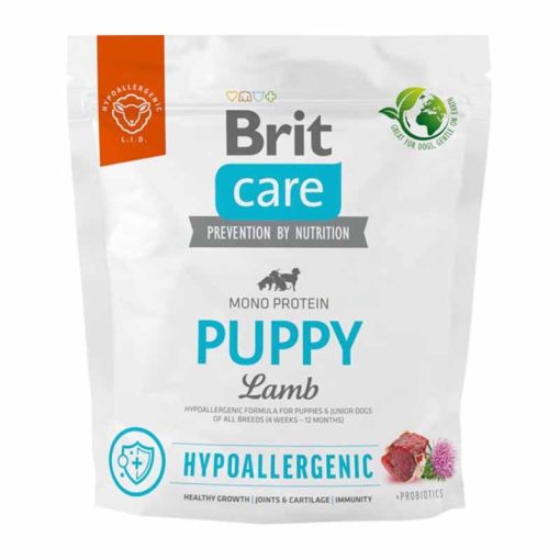 BRIT CARE Dog Hypoallergen Puppy Lamb&Rice 1kg