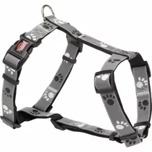 TRIXIE Silver Reflect H hám S-M (40-65cm/20mm) Fényvisszaverős