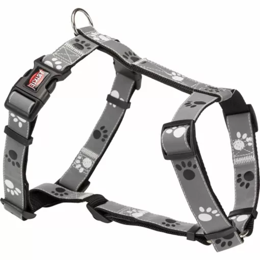 TRIXIE Silver Reflect H hám S-M (40-65cm/20mm) Fényvisszaverős