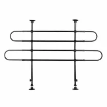 TRIXIE Biztonsági térelválasztó fém rács (szélesség: 85-140cm/magasság:75-110 cm)