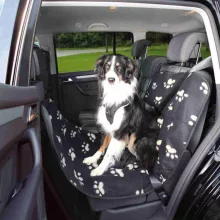 TRIXIE Car ülésvédő takaró hátsó ülésre 0,65x1,45m fekete/tappancs mintás