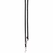 KT TRIXIE póráz classic adjustable XS-S (2m/10mm) Fekete