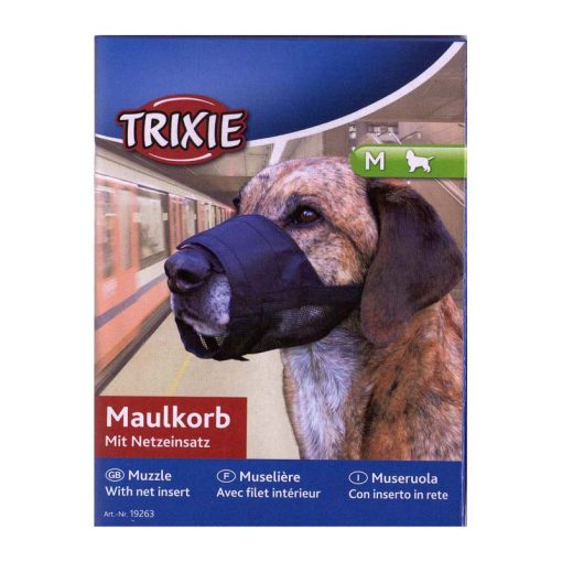TRIXIE szájkosár nylon hálós körméret: 16-24cm (M)