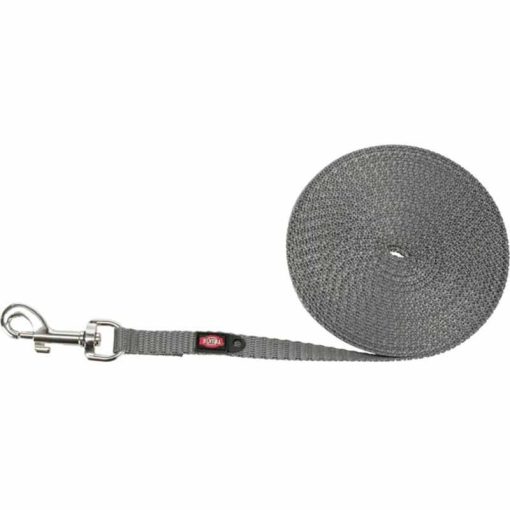 TRIXIE nyomkövető póráz kiképzéshez, hurok nélkül XS-S 15m/10mm Szürke