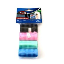 TRIXIE ürülék felszedő zacskó M Színes csíkos 4x20db)