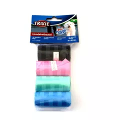 TRIXIE ürülék felszedő zacskó M Színes csíkos 4x20db)
