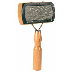   TRIXIE kutya kefe Fa 1 oldalas 10×18cm (Szögletes gombos kefe)