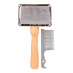 TRIXIE kutya kefe 6×13cm Tükrös kefe (Kicsi)