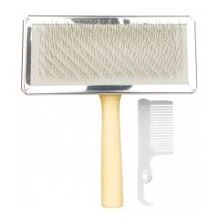 TRIXIE kutya kefe 11×14cm Tükrös kefe (Nagy)