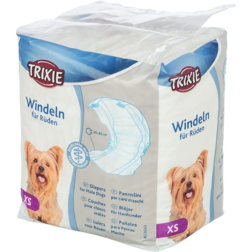 TRIXIE nadrág pelenka KAN kutyák részére XS (20x42cm) 12db/csomag
