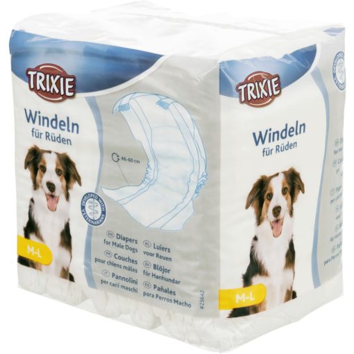 TRIXIE nadrág pelenka KAN kutyák részére  M-L (46x60cm) 12db/csomag
