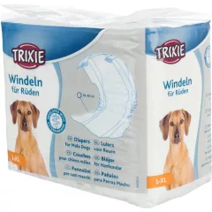   TRIXIE nadrág pelenka KAN kutyák részére  L-XL (60x80cm) 12db/csomag