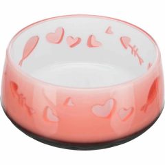 TRIXIE műanyag tál Lovely Cat 0,3L/12cm
