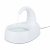   TRIXIE Curved Stream ívókút ívelt fehér macskák részére 2,5l