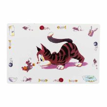 TRIXIE tálalátét Comic Cat 44×28cm Macskáknak