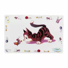 TRIXIE tálalátét Comic Cat 44×28cm Macskáknak
