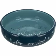 TRIXIE kerámia tál Macskának mintás 0,3l /15cm Vegyes színekben