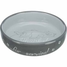TRIXIE kerámia tál Macskának mintás 0,3l /15cm Vegyes színekben