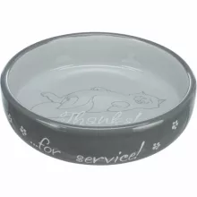 TRIXIE kerámia tál Macskának mintás 0,3l /15cm Vegyes színekben
