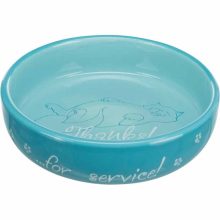 TRIXIE kerámia tál Macskának mintás 0,3l /15cm Vegyes színekben