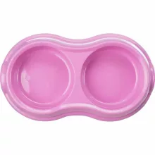 TRIXIE műanyag tál Dupla 2x0,2l /11cm macskáknak