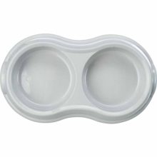 TRIXIE műanyag tál Dupla 2x0,2l /11cm macskáknak