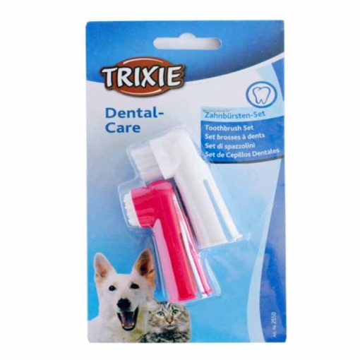 TRIXIE Fogkefe szett  ujjra húzható 2db/Csomag