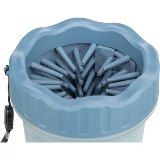 TRIXIE Paw Cleaner S-M szilikon kék mancstisztító