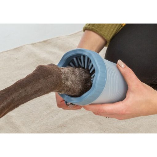 TRIXIE Paw Cleaner M-L szilikon kék mancstisztító