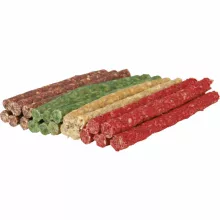 TRIXIE DENTACARE Rágóropi Vegyes Színben 12cm/9-10mm/100db Jutalomfalat kutyáknak