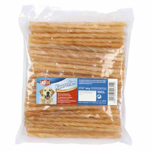 TRIXIE DENTACARE Csavart Pálca 5-6mm/12cm (100db/csomag) Jutalomfalat kutyáknak