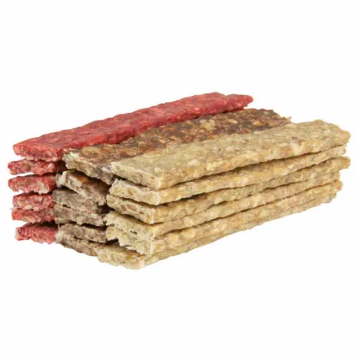 TRIXIE DENTACARE Rágóropi Lapos Vegyes Színben 12cm/100db Jutalomfalat kutyáknak