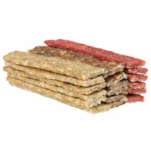 TRIXIE DENTACARE Rágóropi Lapos Vegyes Színben 12cm/100db Jutalomfalat kutyáknak