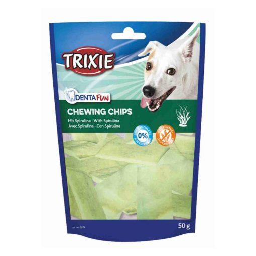 Trixie kutya jutalomfalat DentaCare Rágó Chips Light Algás   50g