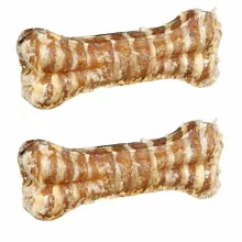 TRIXIE DENTACARE Rágó Csont Gégéből Csomagolt 10cm/35g/2db Jutalomfalat kutyáknak
