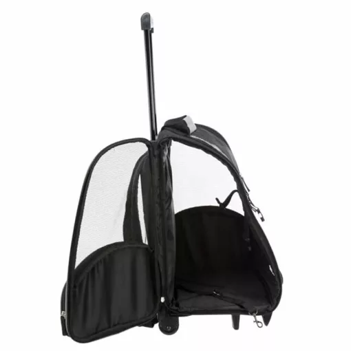 TRIXIE szállítótáska Gurulós Húzható fekete,szürke 32x45x25cm maximum 8kg