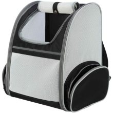 TRIXIE szállítótáska Chloe Backpack szürke/kék 39x43x27cm max:8kg
