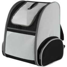TRIXIE szállítótáska Chloe Backpack szürke/kék 39x43x27cm max:8kg