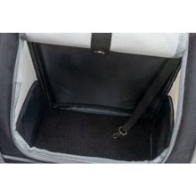 TRIXIE szállítótáska Chloe Backpack szürke/kék 39x43x27cm max:8kg
