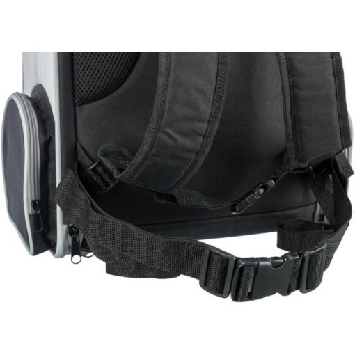 TRIXIE szállítótáska Chloe Backpack szürke/kék 39x43x27cm max:8kg