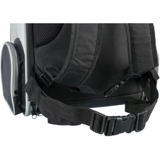 TRIXIE szállítótáska Chloe Backpack szürke/kék 39x43x27cm max:8kg