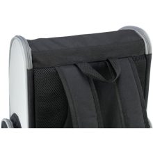 TRIXIE szállítótáska Chloe Backpack szürke/kék 39x43x27cm max:8kg