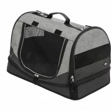 TRIXIE szállítótáska fekete/szürke 30x30x50cm kutyák részére
